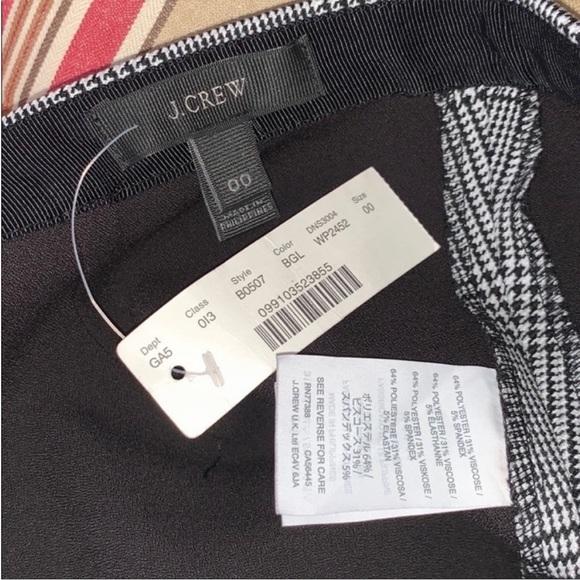 NWT J. Crew Plaza Skirt in Glen Plaid - Picture 2 of 8
